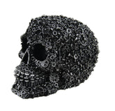 Zeckos Scrap Head Steampunk Junk Pile Nuts & Bolts Covered Skull Statue 6 inch